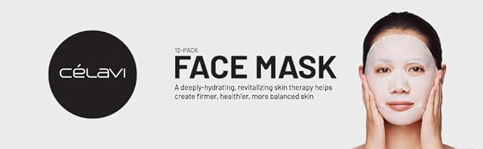 celavi Face Mask Set Korean Beauty Essence Facial Paper Sheet Mask Korea Skin Care Moisturizing 3 Packs of each 12 New flavors K-Beauty Skincare 36 masks in a pack Made in Korea