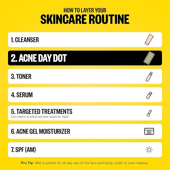 PEACE OUT Acne Day Dot Sheer Hydrocolloid Pimple Patches, Invisible Acne Spot Patches with Encapsulated Salicylic Acid, Retinol, and Aloe Vera, 40 Dots