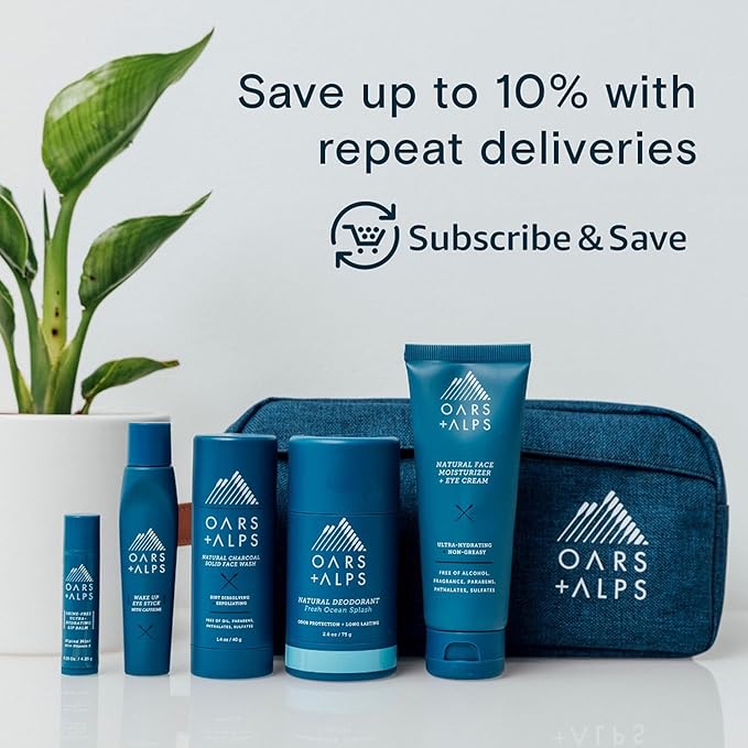 Oars + Alps Anti-Aging Face Moisturizer & Eye Cream, Hydrating Skin Moisturizer with Shea Butter and Jojoba Oil, Lightweight, Non Greasy, Vegan, Gluten Free