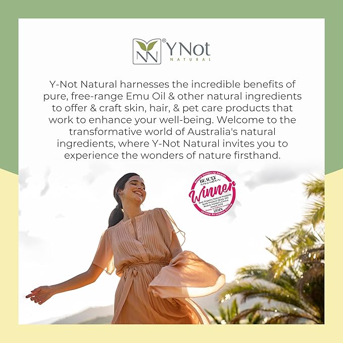 Y Not Natural Jillaroo Natural Face Moisturizer for Men & Women with Kakadu Plum, Vitamin A, C, E, Minerals, & Antioxidants - 100g Face Moisturizer for Dry Skin