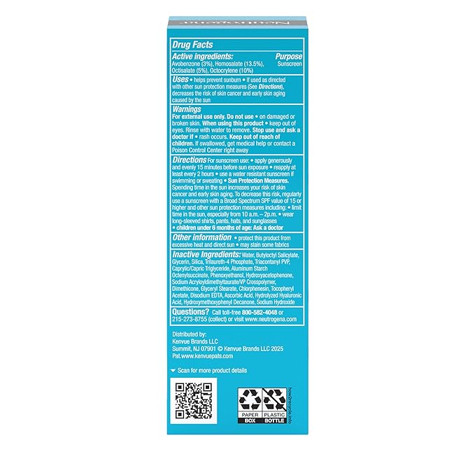 Neutrogena Hydro Boost Hyaluronic Acid Face Moisturizer with Broad Spectrum SPF 50 Sunscreen, Non-Greasy, Fragrance Free Daytime Facial Moisturizer to Hydrate & Soothe Dry Skin, 1.7 fl. oz