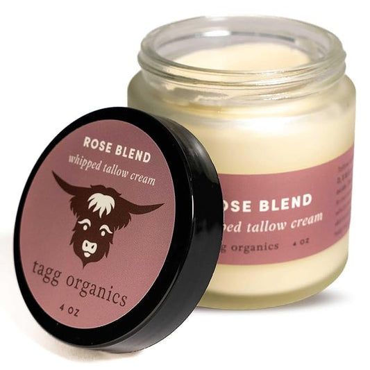 Glow Up: Organic Rose Whipped Tallow Cream for Dry Skin ✨ | BarudaBeauty