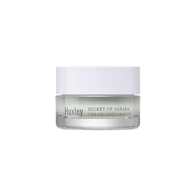 Huxley Secret of Sahara Anti-Gravity Cream, Anti-Aging Hydrating Face Moisturizer, K-Beauty, Organic Prickly Pear Seed Oil and Cactus Extract, Vitamin E, Non-Sticky Balm-Cream | 50 mL / 1.69 fl. oz.