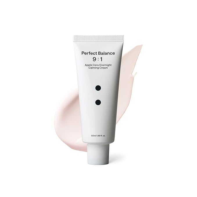 B:Lab Apple Cera Overnight Calming Cream 50 ml | 2% Ceramide NP (20,000 ppm) + Apple Vinegar | Barrier-Repair Night Moisturizer for Red & Dehydrated Skin | 1.69 fl oz