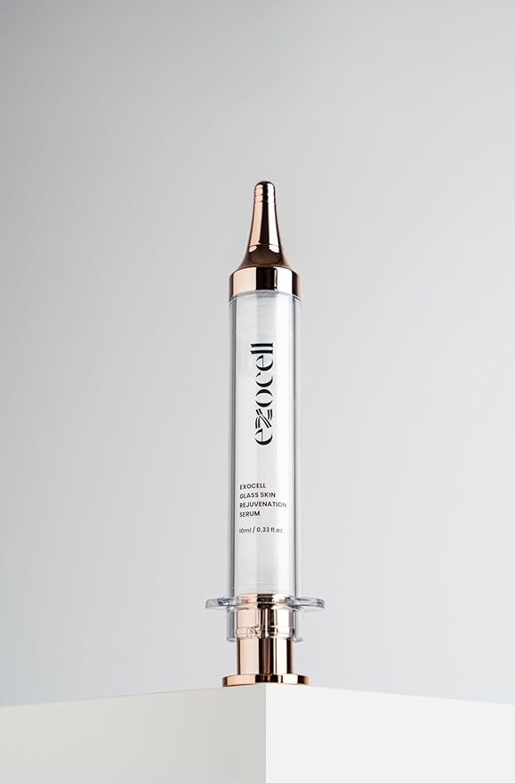 EXOCELL Glass Skin Rejuvenation Serum for Radiant, Youthful Glow – 10 ml (0.33 fl oz) | Korean Skincare with Ginseng Callus Culture, Hyaluronic Acid & Ceramides