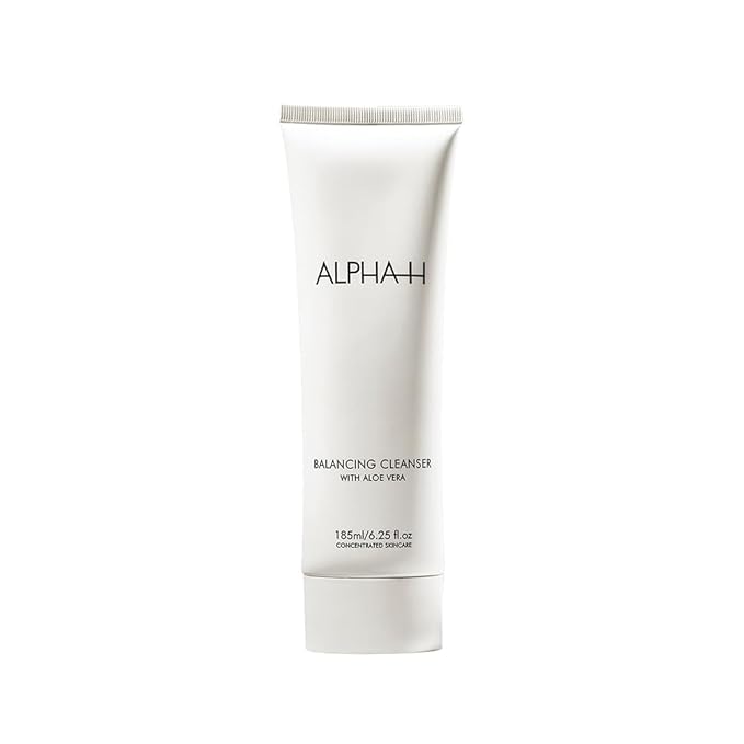 Alpha-H Balancing Cleanser with Aloe Vera 150ml - Gentle Multi-Tasking Face Cleanser for All Skin Types - Remove Makeup, Dirt & Pollution While Hydrating & Soothing