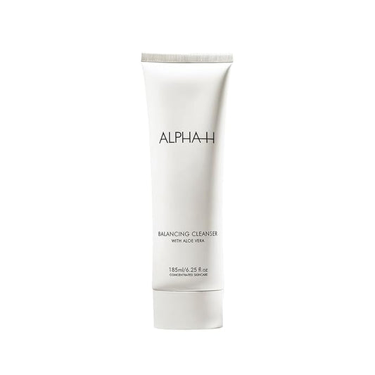 Alpha-H Balancing Cleanser with Aloe Vera 150ml - Gentle Multi-Tasking Face Cleanser for All Skin Types - Remove Makeup, Dirt & Pollution While Hydrating & Soothing