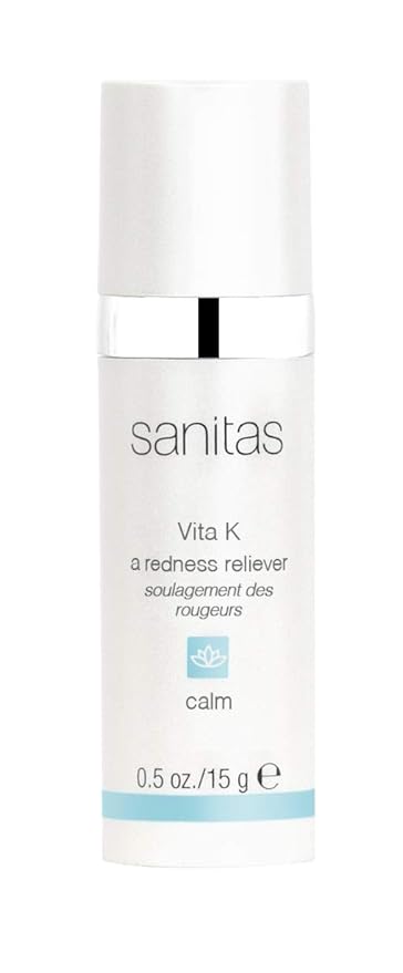 Sanitas Skincare Vita K, Topical Elixir to Reduce Appearance of Facial Redness & Improve Dark Circles Under Eyes, 0.5 Ounce