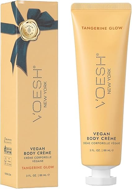 VOESH Vegan Body Creme Trio - Moisturizing Skincare Gift Set, Avocado Oil, Organic Virgin Olive Oil & Natural Extracts, K-Beauty Korean Skincare - (Green Tea, Lavender, Tangerine)