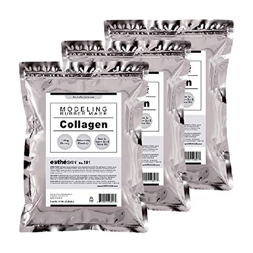 No.101 Collagen Peel Off Type Modeling Rubber Mask Powder for Facial Skin Care Treatment, 35oz (3 pack)