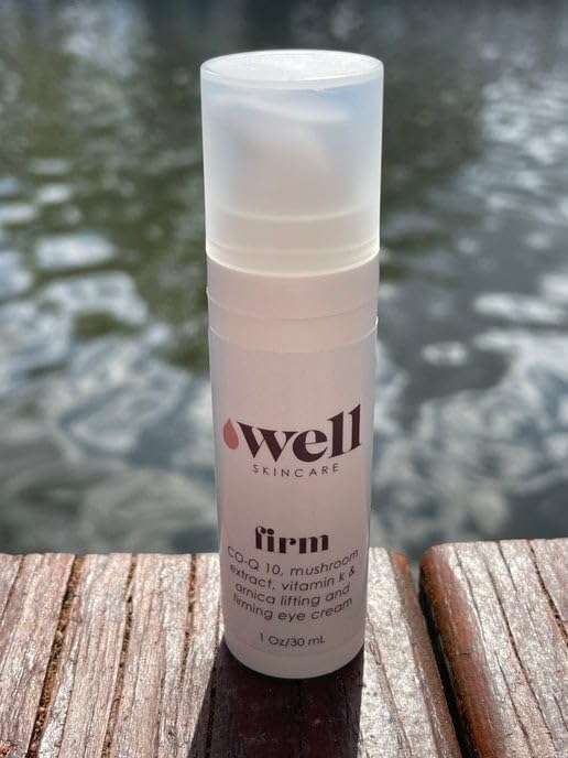 well skincare firm CoQ10 mushroom vit K & arnica eye and neck lifting cream