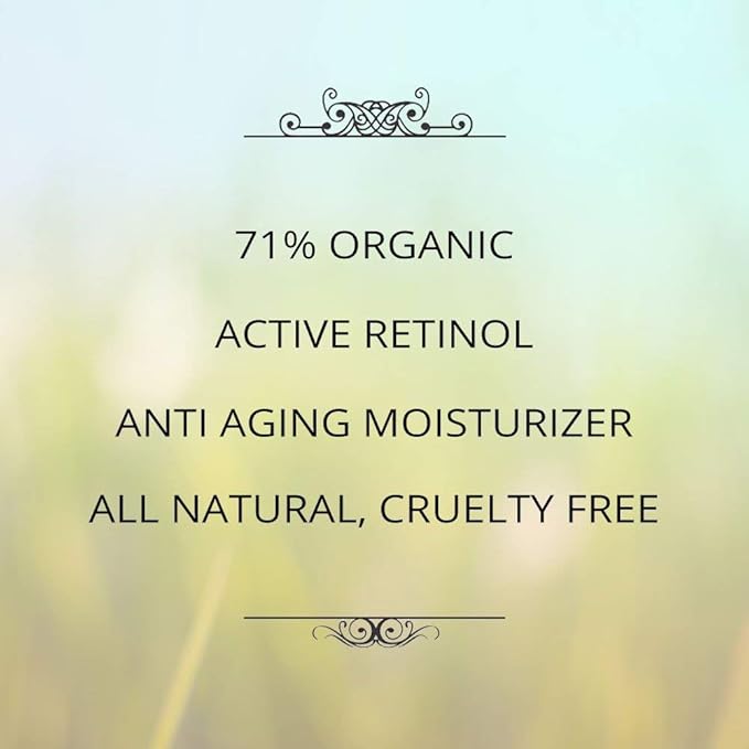 Retinol Moisturizer Cream 2.5% for Face & Eye Area - Anti-Aging Formula with Hyaluronic Acid, Vitamin E, Green Tea - 1.7 Fl Oz