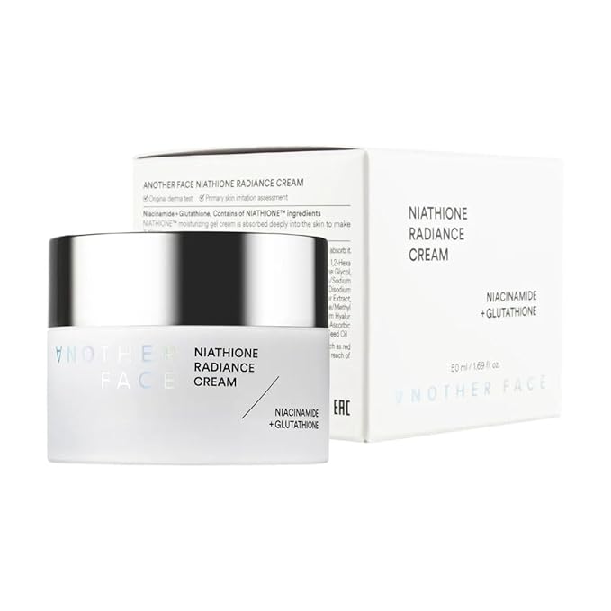 ANOTHERFACE Niathione Gel Cream 1.69 Fl.oz. | Glow Boosting & Even Tone Facial Moisturizer for Glass Skin | Niacinamide and Glutathione, Non-Sticky Korean Skincare
