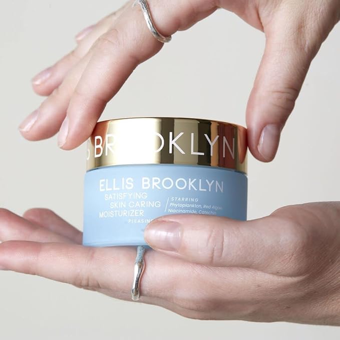 Ellis Brooklyn Satisfying Skin Caring Moisturizer - Facial Moisturizer with Squalane & Niacinamide, Face Cream Hydrating Face Moisturizer, Skin Care, 1.7 Fl Oz