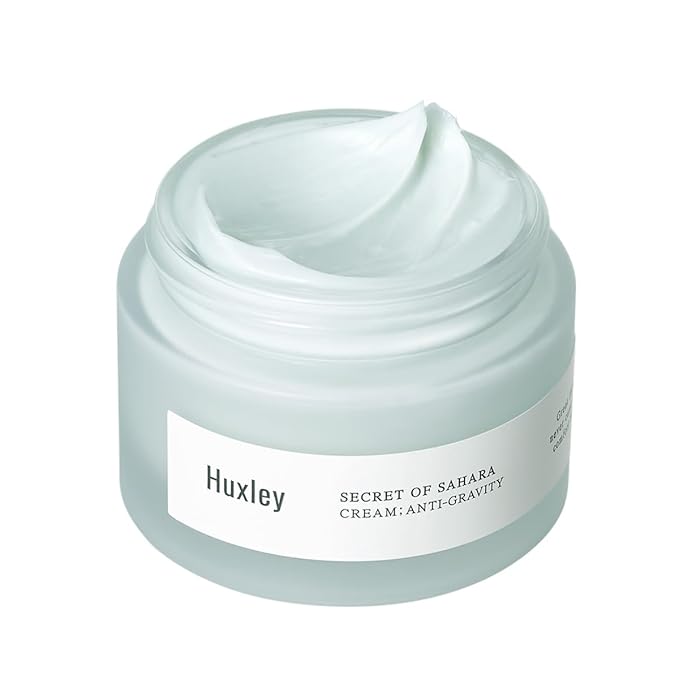 Huxley Secret of Sahara Anti-Gravity Cream, Anti-Aging Hydrating Face Moisturizer, K-Beauty, Organic Prickly Pear Seed Oil and Cactus Extract, Vitamin E, Non-Sticky Balm-Cream | 50 mL / 1.69 fl. oz.
