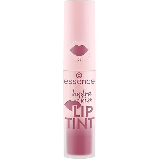 essence | Hydra Kiss Lip Tint | Hydrating, Long-Lasting Lip Stain | Natural Color & Radiant Shine (02 Vintage Rose)