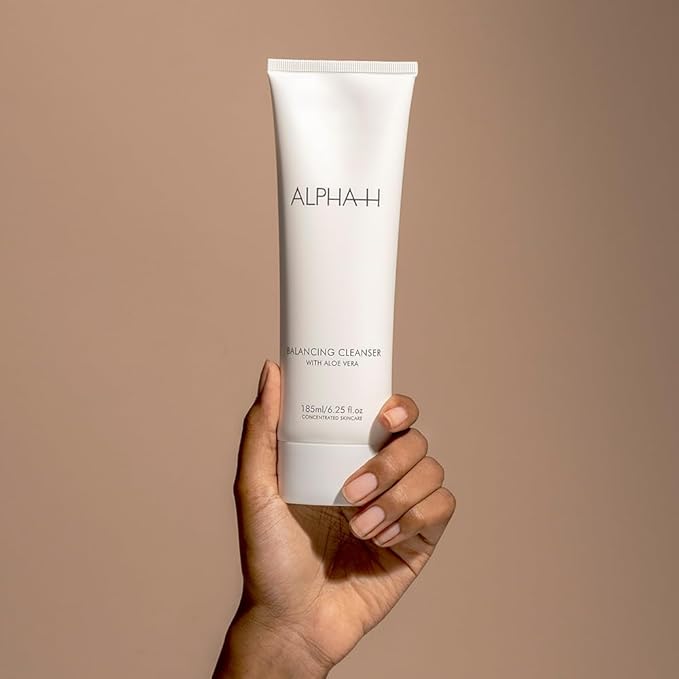 Alpha-H Balancing Cleanser with Aloe Vera 150ml - Gentle Multi-Tasking Face Cleanser for All Skin Types - Remove Makeup, Dirt & Pollution While Hydrating & Soothing