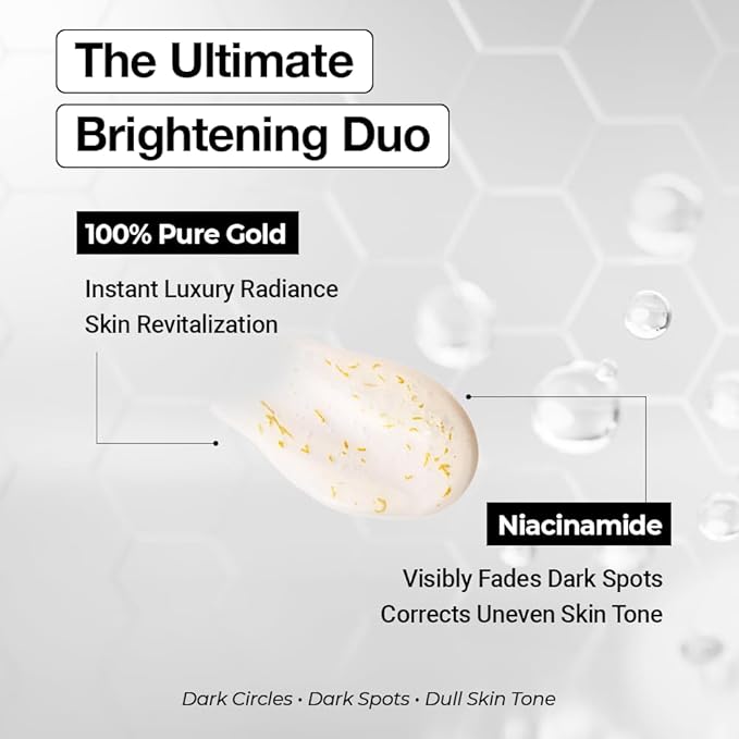 K-Beauty Booster Serum with Argireline, Matrixyl & Volufiline – Brightening, Hydrating & Wrinkle Care for a Smooth Under-Eye Area – Niacinamide Peptide Blend (0.47 fl oz)