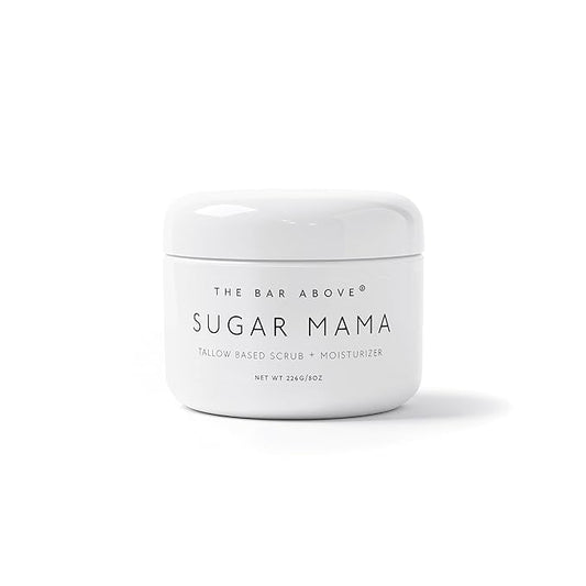 THE BAR ABOVE Sugar Mama, Tallow-Based Exfoliant and Moisturizer for Body, 8 oz