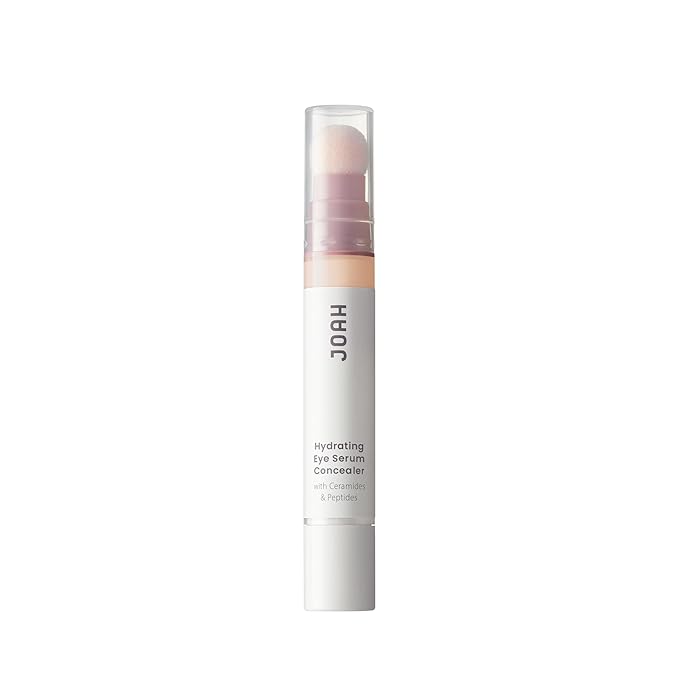 JOAH Perfect Complexion Under Eye Concealer and Serum, Korean Makeup, Hydrating Under Eye Concealer Stick for Dark Circles and Puffiness, Peptide Serum with Medium Coverage