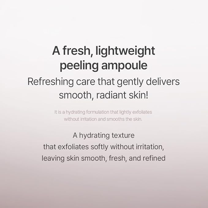 mixsoon Peeling Ampoule - Black rice exfoliant, Gentle Exfoliating Serum for Smooth, Radiant Skin, Dead Skin Cells Remover 100ml / 3.38 fl.oz. Korean Glass Skin Care