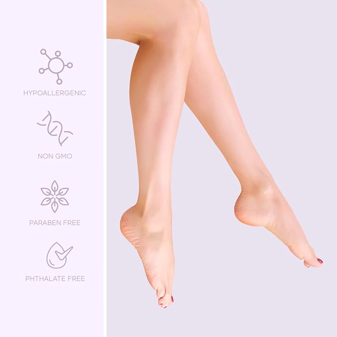 Lavender & Mint Foot Masks - Relieves Swollen Feet, Removes Odor, Relaxing & Hydrating - Dermatologist Tested Korean Skincare - Clean Beauty, Cruelty-Free, All Skin Types - 3 Pairs