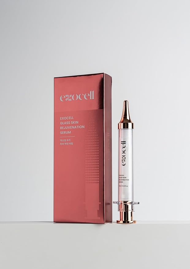EXOCELL Glass Skin Rejuvenation Serum for Radiant, Youthful Glow – 10 ml (0.33 fl oz) | Korean Skincare with Ginseng Callus Culture, Hyaluronic Acid & Ceramides