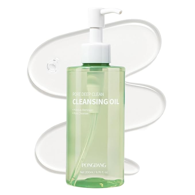 PONGDANG Pore Deep Clean Cleansing Oil 200ml | Makeup & Blackhead Remover | Korean Skin Care Oil Cleanser