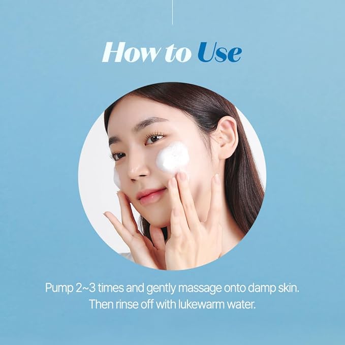 ETUDE SoonJung pH 6.5 Whip Cleanser Big Size, Mild Micro Foaming Face Wash for Sensitive Skin, Panthenol, Madecassoside for Soothing, Barrier Repair, Low pH, Vegan, Non-comedogenic 8.45 Fl Oz