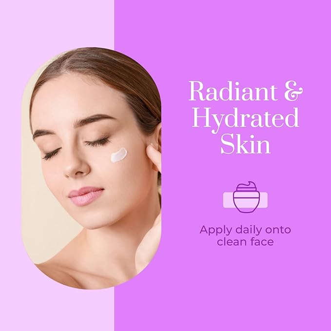 Clear Beauty Collagen Face Moisturizer - Hydrating, Firming Anti Aging Day Cream For Dry Skin - Strengthens Skin Barrier And Smooths Fine Lines - Dermatologist Tested, Korean Skin Care Vegan - 1.69 Oz