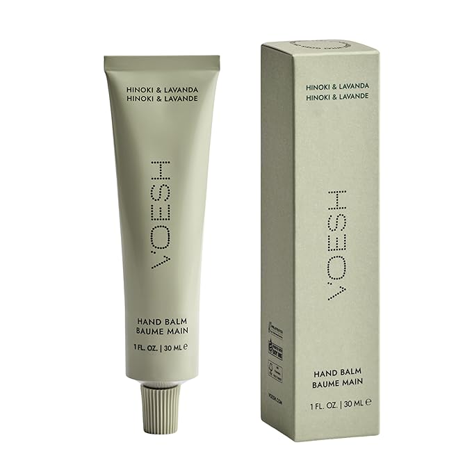 VOESH Vegan Hand Balm Hinoki & Lavanda 1 oz – K-Beauty Korean Skincare Hand Cream for Dry Hands – Non-Greasy Fast-Absorbing Moisturizer with Turmeric Mango Butter and Squalane – Travel Size