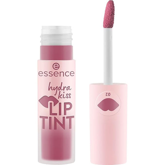 essence | Hydra Kiss Lip Tint | Hydrating, Long-Lasting Lip Stain | Natural Color & Radiant Shine (02 Vintage Rose)