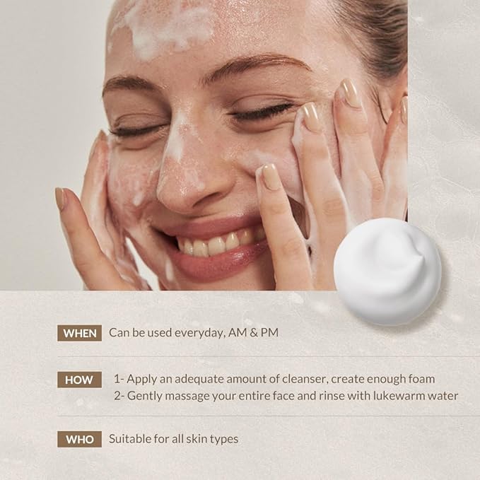 MIZON Snail Repairing Foam Cleanser Snail Mucin Face Wash Soft Face Cleanser for Pores and Blackheads Moisturizing Formula Korean Skincare (2.02 fl oz) (2 pack)
