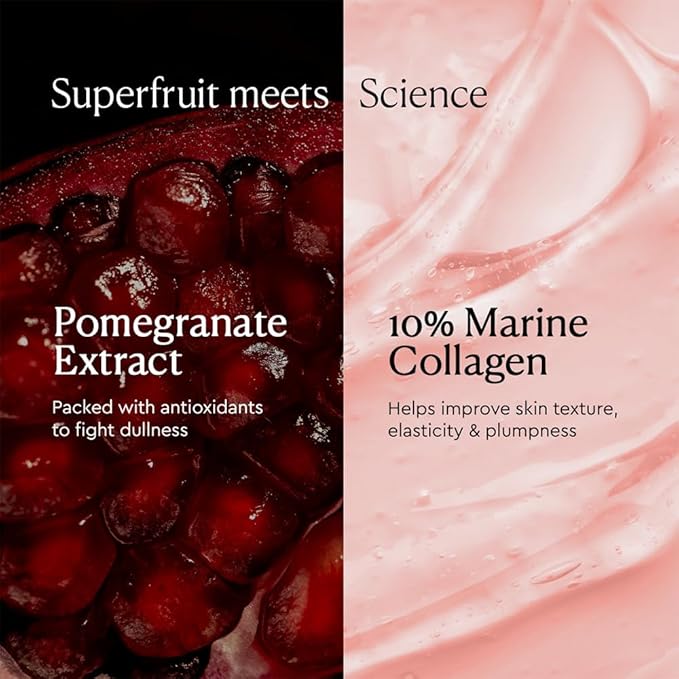 The Face Shop Pomegranate & Collagen Volume Lifting Eye Cream | Ultra-Light Eye Cream for Eye Skin Lifting, Firming & Brightening | Reduce Dark Circles | Deep Hydrating Under Eye Area, 1.69 Fl Oz