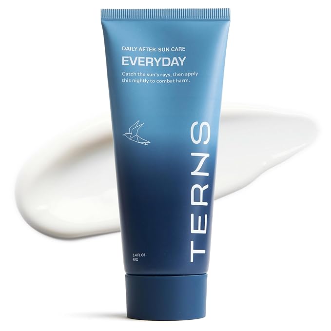 TERNS Everyday Lightweight Daily After Sun Moisturizer – Hydrating, Dermatologist Approved – Marine-Powered Skincare for Active Skin, Paraben Free 3.4 oz