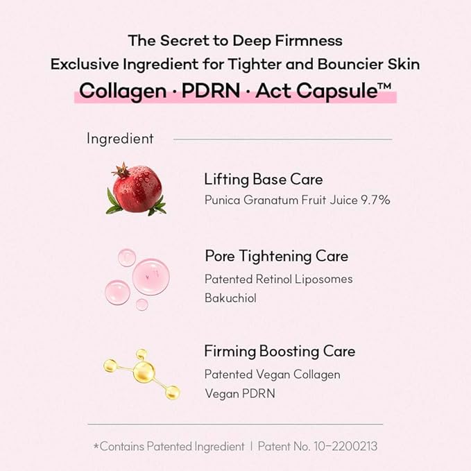 Vegan PDRN Firming Bouncy Boost Serum - Black PDRN, Fermented Yeast-Derived | Ultra-Low Molecular (≤80bp) Formula | Smooth, Resilient-Looking Skin | Vegan Collagen, Bakuchiol & Retinol (30ml)