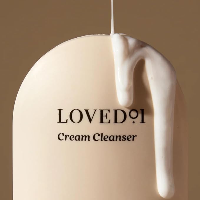 Loved01 Cream Cleanser for Face and Body, John Legend Skincare, Gentle Daily Wash for All Skin Types, Dermatologist-Tested Hydrating Formula (6 Fl Oz (Pack of 1), Lavender)