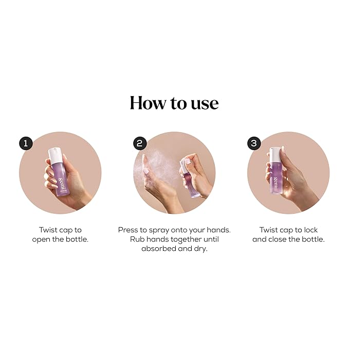 Hand Sanitizer + Serum™ | Caela | Hydrating K-Beauty Formula with Centella Asiatica, Vitamin B5 & Green Tea | Kills 99.9% of Germs | Green Tea with Neroli & Bergamot | 650 Sprays