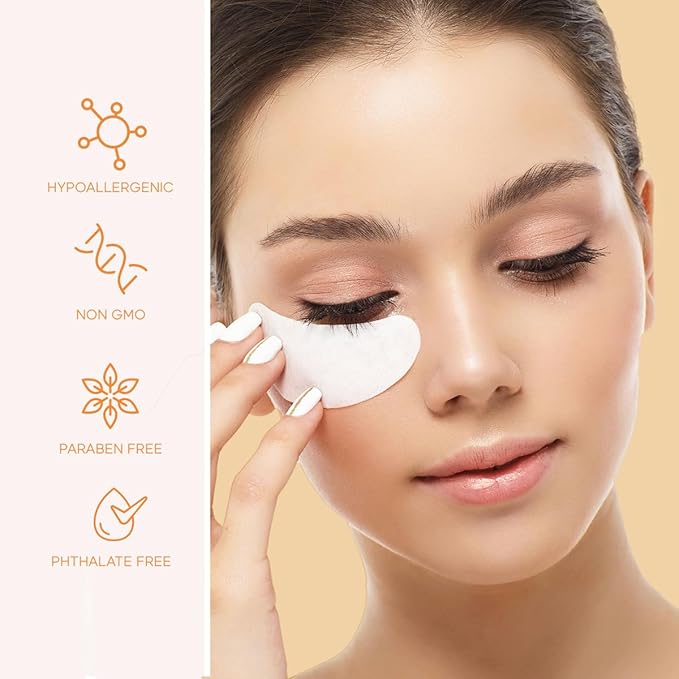 Vitamin C & Collagen Under Eye Patches - Dermatologist Tested - Brightens Dark Circles, Tightens Under Eye Area, Anti-Aging - Natural Ingredients Korean Skin Care - All Skin Types - 15 Pairs