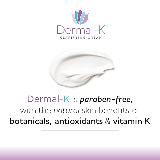 Vitamin K Cream 2 OZ | Hydrating Cream with Antioxidants & Botanicals | Reduce the Appearance of Discoloration, Fine Lines & Wrinkles | Paraben-Free