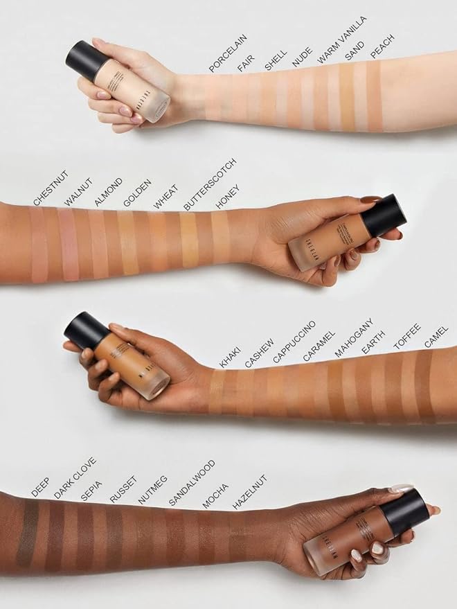 SHEGLAM Skinfinite Flawless Dewy Hydrating Foundation Full Coverage Liquid Foundation - Nude
