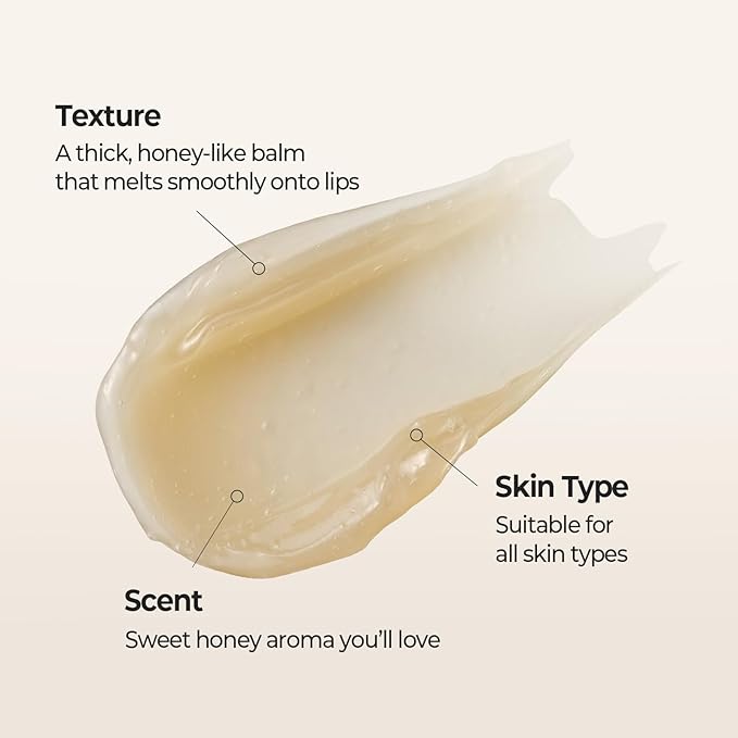 SKINFOOD Honey Sugar Lip Sleeping Mask, Lip Mask for Overnight, Korean Lip Care Product for Severely Chapped Lips, Stocking Stuffers, Hydrating Lip Butter for Dry Lips, Lip Balm (0.71 fl. oz.)