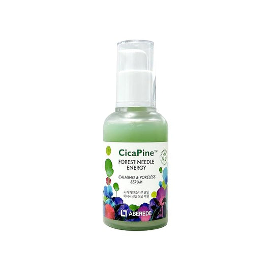 Cicapine Forest Needle Energy Calming & Poreless Serum 1.69 fl oz / 50ml, Cica + Pine Extract Soothing Serum, Hydrating Pore-Tightening, Lightweight Vegan K-Beauty, Vegan K-Beauty Skincare