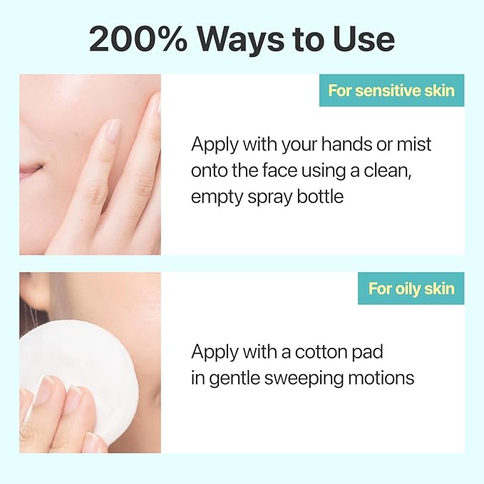 numbuzin No.1 Toner | Pure-Full Calming Herb Toner | Breakouts, Redness, Excess Oil Control | Centella Asiatica, Heartleaf, Licorice Root | Acne-Prone, Sensitive Skin | 10.14 fl. oz.