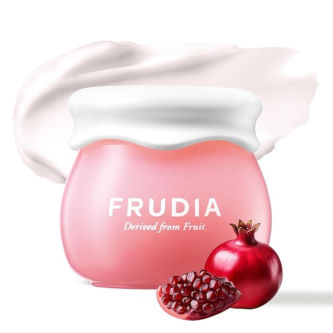 FRUDIA Pomegranate Nutri-Moisturizing Face Cream (0.35 oz) - Anti-Aging and Firming Korean Face Moisturizer w/63% Pomegranate Extract, BL-FILL UP & Vegan Collagen | Vegan & Cooling