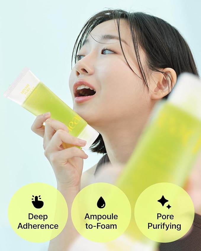 Minari Ampoule Cleanser for Face – K-Beauty Korean Water Parsley & Kakadu Plum Extracts, Hydrating & Gentle Daily Facial Cleanser, 80ml/2.71 oz