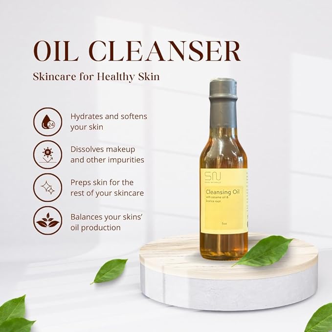 Seoul Naturals Oil Cleanser with Sesame Oil and Licorice Root, K Beauty, 5 fl oz