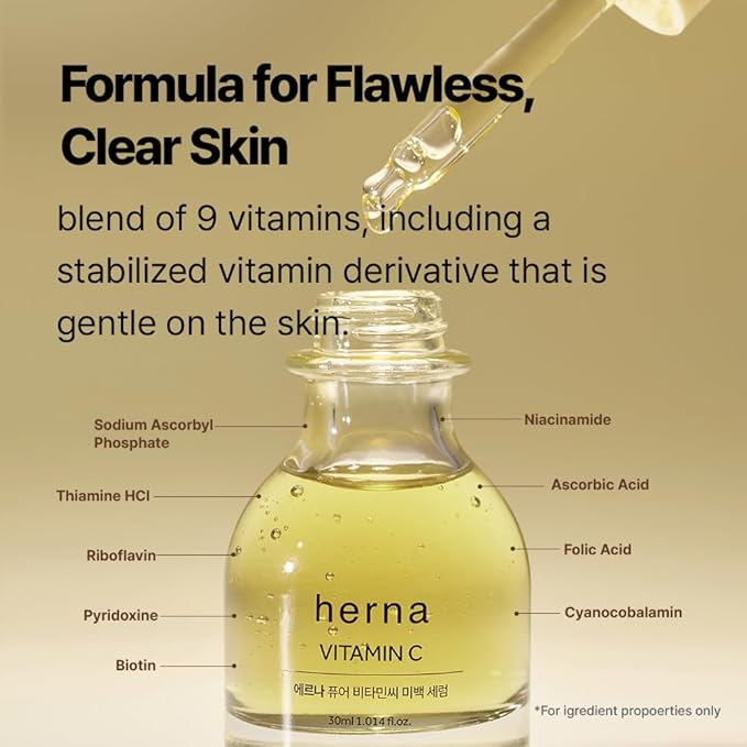 Pure Vitamin C Serum - Niacinamide, Facial Brightening Care, Korean Skin Care (30ml/1.014fl.oz.)