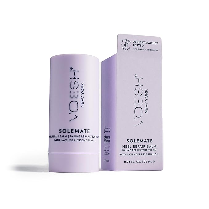 VOESH Solemate Heel Repair Balm, Moisturizer, Heel Repair, Balm for Rough & Cracked Heels, K-Beauty Korean Skincare, Foot Care For Men & Women - Lavender