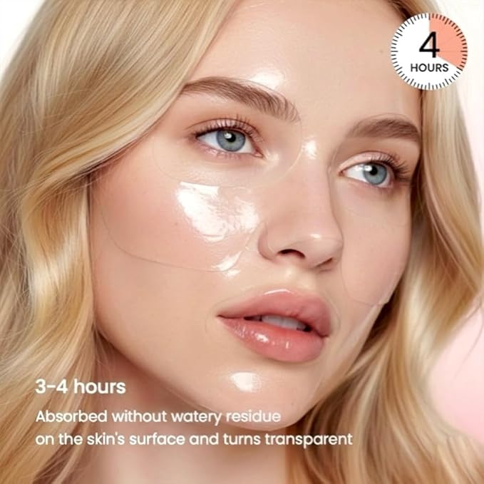 Salmon DNA PDRN Anti-Aging Jelly Gel Mask | Overnight Firming & Hydrating Face Mask for Elasticity & Glow | Korean Skincare with Niacinamide, Peptides & Hydrolyzed Collagen | 4 Pack